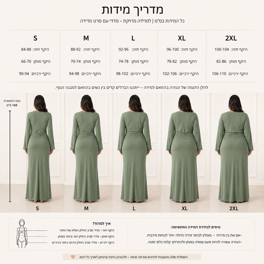 מדריך מידות